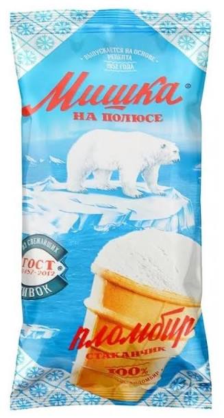Мишка на полюсе Рожок «Пломбир»